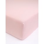 MKLuzkoviny.cz Jersey prostěradlo s elastanem Deluxe starorůžové 140x200 – Zboží Dáma