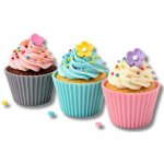 Dortisimo Silikonové košíčky na muffiny růžové modré a šedé 6 ks 4,5 cm – Zboží Dáma