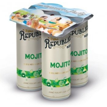 Republica Mojito Rum Máta Limetka Soda 6% 0,25 ml (plech)