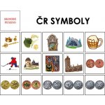 Pexeso v rámu na zeď na plot ČR SYMBOLY – Zboží Dáma