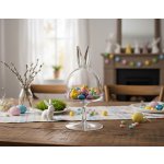 Velikonoční skleněná mísa LITTLE s víkem králičí ouška 12x23 cm – Hledejceny.cz