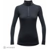 Dámské sportovní tričko Devold dámský rolák s dlouhým rukávem a zipem duo active merino 210 Zip Neck black