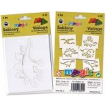 Papírové šablony MAGIC sada L Dinosauři – Zboží Dáma