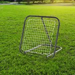 HOMCOM Odrazová branka 78x84x65-78 cm | černá – Zboží Dáma