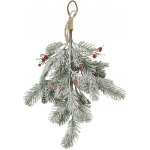 Chic Antique Dekorace z umělého jehličí Snow/Berries 46 cm, zelená barva, plast – Hledejceny.cz