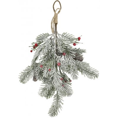 Chic Antique Dekorace z umělého jehličí Snow/Berries 46 cm, zelená barva, plast – Hledejceny.cz