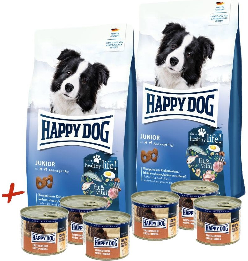 Happy Dog Junior 2 x 10 kg