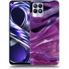 Pouzdro a kryt na mobilní telefon Realme Pouzdro Picasee silikonové Realme 8i - Purple glitter čiré