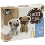 Grafix Háčkovací sada Mopsíci Pug Puppies – Hledejceny.cz