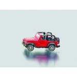 Siku Jeep Wrangler Červený KOV + PLAST – Zboží Dáma