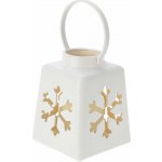 Home Styling Collection Vánoční lucerna s LED svíčkou 14 cm bílý – Hledejceny.cz
