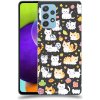 Pouzdro a kryt na mobilní telefon Samsung Pouzdro ACOVER Samsung Galaxy A52s 5G A528B s motivem Little cats