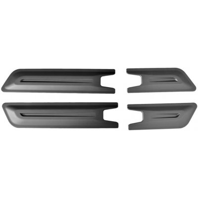 Dveřní ochranné lišty, Černá, Jeep Wrangler JK | Zboží Auto