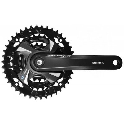 Kliky SHIMANO Tourney TX FC-TX801-L 175mm 42-32-22 zubů, černé bez krytu – Zboží Dáma