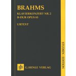 Johannes Brahms Piano Concerto no. 2 B flat major op. 83 Study Score noty pro klavír, orchestr – Hledejceny.cz
