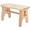 Stoličky M.A.T. stolička 38x19x21cm, nosnost 100kg dřev.borovice