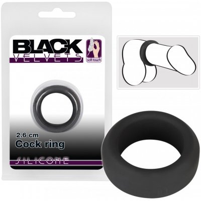 You2Toys Black Velvet Cock Ring – Zboží Mobilmania