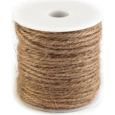 Jutový provázek Ø2,5 mm Balení: 1 ks, Varianta: režná přírodní – Zboží Dáma