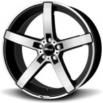 Brock B35 8,5x19 5x114,3 ET38 matt black polished – Hledejceny.cz