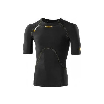 Skins Bio A400 Mens Black/yellow Top Short Sleeve Černá kompres ní oblečení – Zbozi.Blesk.cz