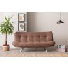 Pohovka Atelier del Sofa 3-Seat Sofa-Bed Misa Small SofabedLight Brown