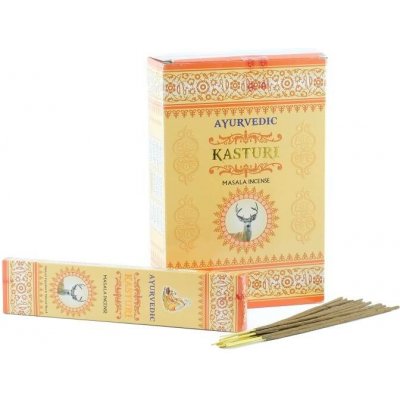 Ayurvedic vonné tyčinky Kasturi 15 g – Hledejceny.cz