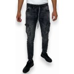 Viman pánské džíny na gumu šedé – Zboží Mobilmania