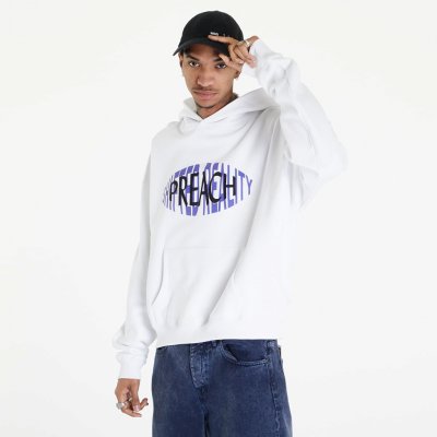 PREACH Oversized Shifted Reality Logo H GOTS White