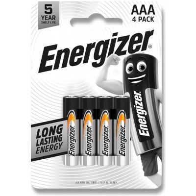 Energizer Everyday - alkalická baterie - AAA, 4 ks – Hledejceny.cz