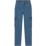 Pepperts chlapecké cargo kalhoty Slim Fit tmavě modrá – Zboží Dáma