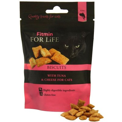 Fitmin For Life cat biscuits tuna & cheese 50 g – Zboží Mobilmania