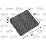 Filtr, vzduch v interiéru VALEO 698802