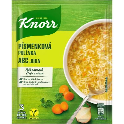 Knorr Písmenková polévka 82 g – Hledejceny.cz