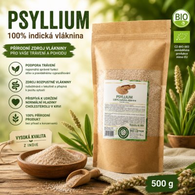 Bio-detox Psyllium vláknina 500 g – Hledejceny.cz