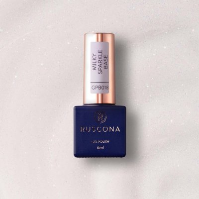 Ruscona lak Milky Sparkle Base 6 ml – Zboží Dáma
