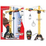 Dickie stavební jeřáb Mega Crane 120 cm na kabel – Zboží Dáma