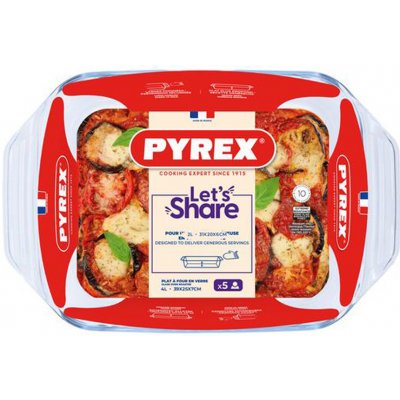 Pyrex 39 × 25 cm 4 l 409B000/8046 – Zboží Mobilmania