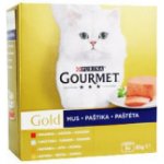 Purina Gourmet Gold konz. kočka paštiky pack 8 x 85 g – Hledejceny.cz