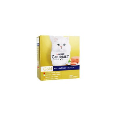 Purina Gourmet Gold konz. kočka paštiky pack 8 x 85 g – Hledejceny.cz