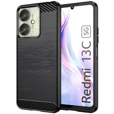 TECH-PROTECT TPUCARBON XIAOMI REDMI 13C / POCO C65 černé