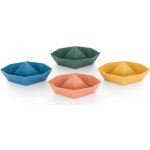 PETITE&MARS Hračky silikonové do koupele Ships 6m+ – Sleviste.cz