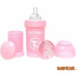 Twistshake Kojenecká láhev AntiColic Pastel Light Pink 180ml – Zboží Mobilmania