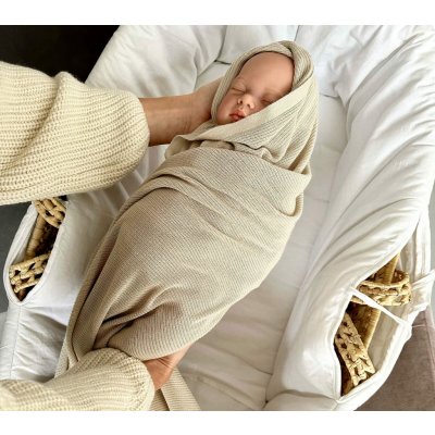 Lullalove bambusová dečka Milk Coffee béžová – Sleviste.cz