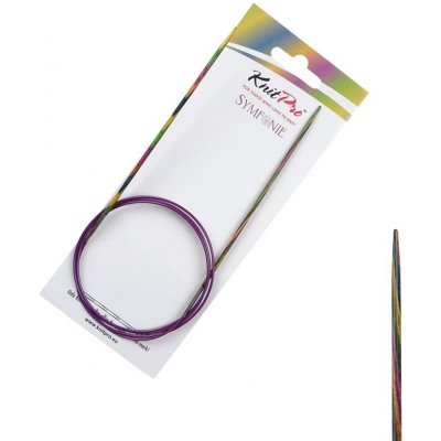 Dřevěné kruhové jehlice Symfonie 100 cm 2,25 mm – Zboží Dáma