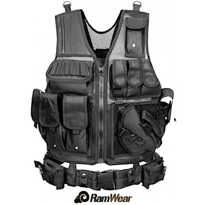 Ramwear STCA-Vest-200 taktická armádní černá – Hledejceny.cz