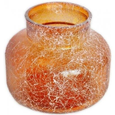 Sklo váza oranž 16/19cm – Hledejceny.cz