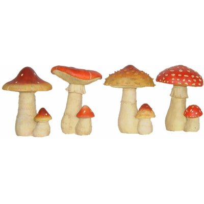 Dekorativní houba, různé druhy, 1 ks, 12 cm