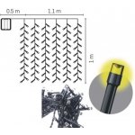 Emos ZY2058 LED vánoční záclona 3× AA venkovní teplá bílá časovač – Hledejceny.cz