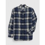 GAP 780257-00 dětská kostkovaná košile tmavě modrá – Zboží Dáma