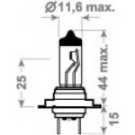 Trifa CDL H7 PX26d 12V 55W